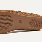 The Square Mary Jane - Pecan Mesh