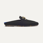 The Double Bit Loafer Mule - Black