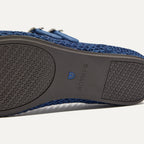 The Double Buckle Mary Jane - Blue Mesh