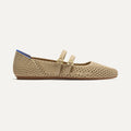 The Double Buckle Mary Jane - Dune Mesh