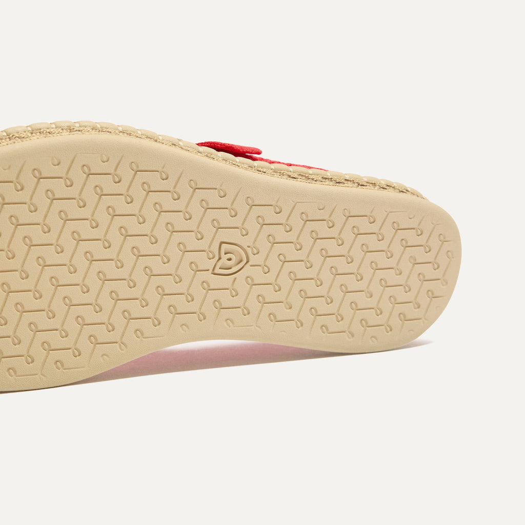 The Espadrille Mary Jane - Red Hot
