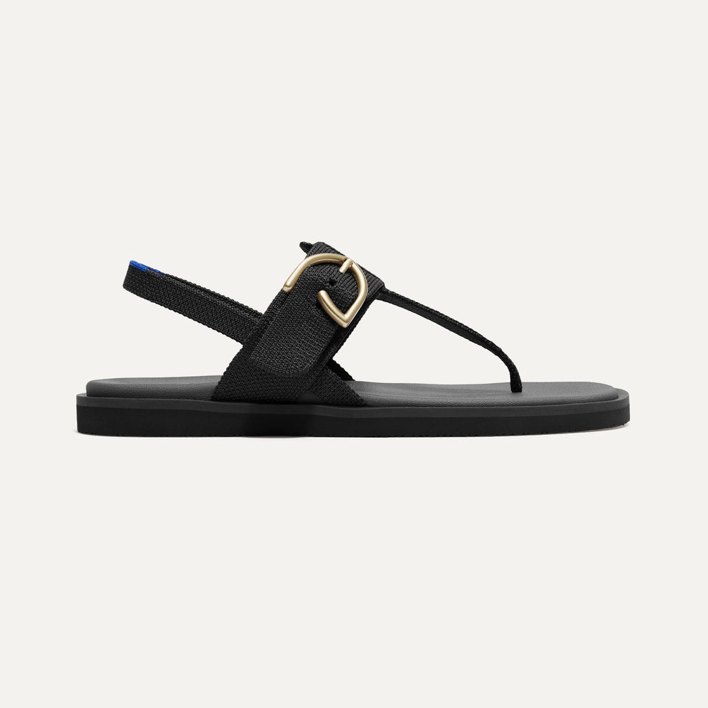 The T¨CStrap Sandal - Black