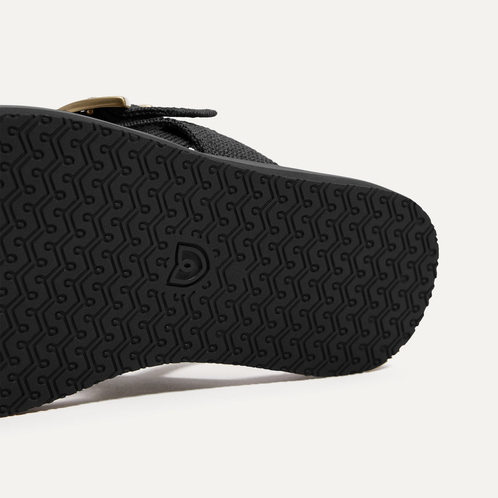 The T¨CStrap Sandal - Black