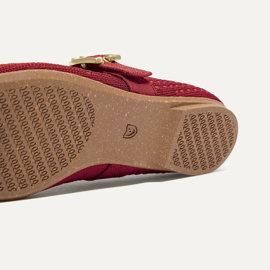 The Max Buckle Mary Jane - Ruby Mesh