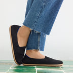 The Cruiser Loafer - Black Raffia-Knit