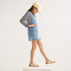 The Kids Double Strap Sandal - Conch