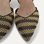 The D'Orsay Point - Shortbread Stripe