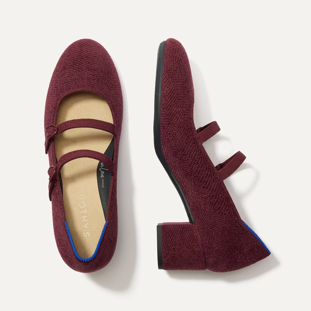The Double Buckle Mary Jane Heel