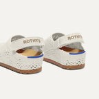 The Kids Clog - White Crochet