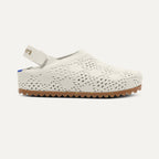 The Kids Clog - White Crochet