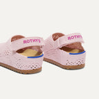 The Kids Clog - Pink Crochet