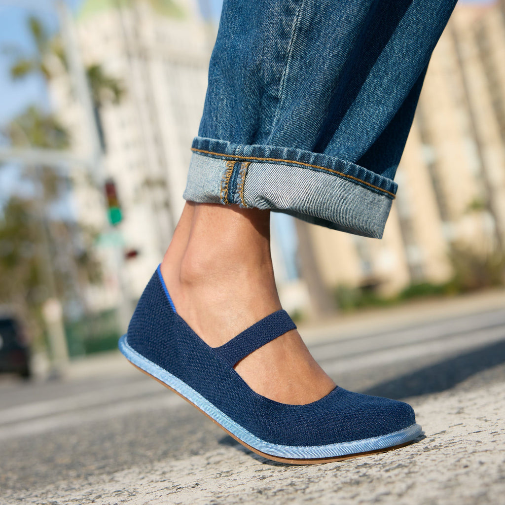 The ReVelvet Cruiser Mary Jane - Navy