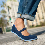 The ReVelvet Cruiser Mary Jane - Navy
