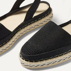 The D'Orsay Espadrille - Black