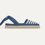 The D'Orsay Espadrille - Deep Sea Stripe