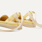 The D'Orsay Espadrille - Sunshine Stripe