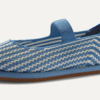 The Mini Mary Jane (for Kids) - Blueberry Stripe