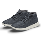 Men's Wool Runner-up Mizzle - Dark Grey (Natural White Sole)