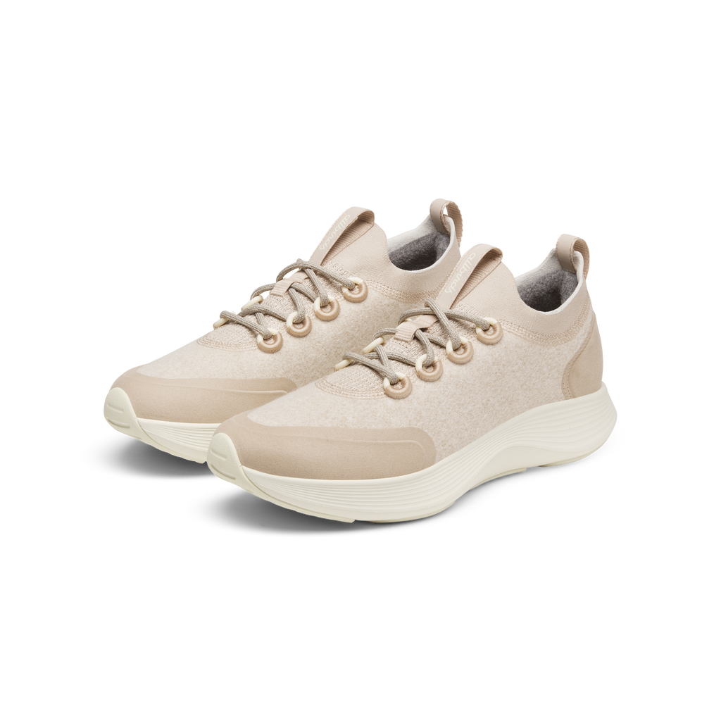 Men's Wool Strider - Rugged Beige (Natural White Sole)
