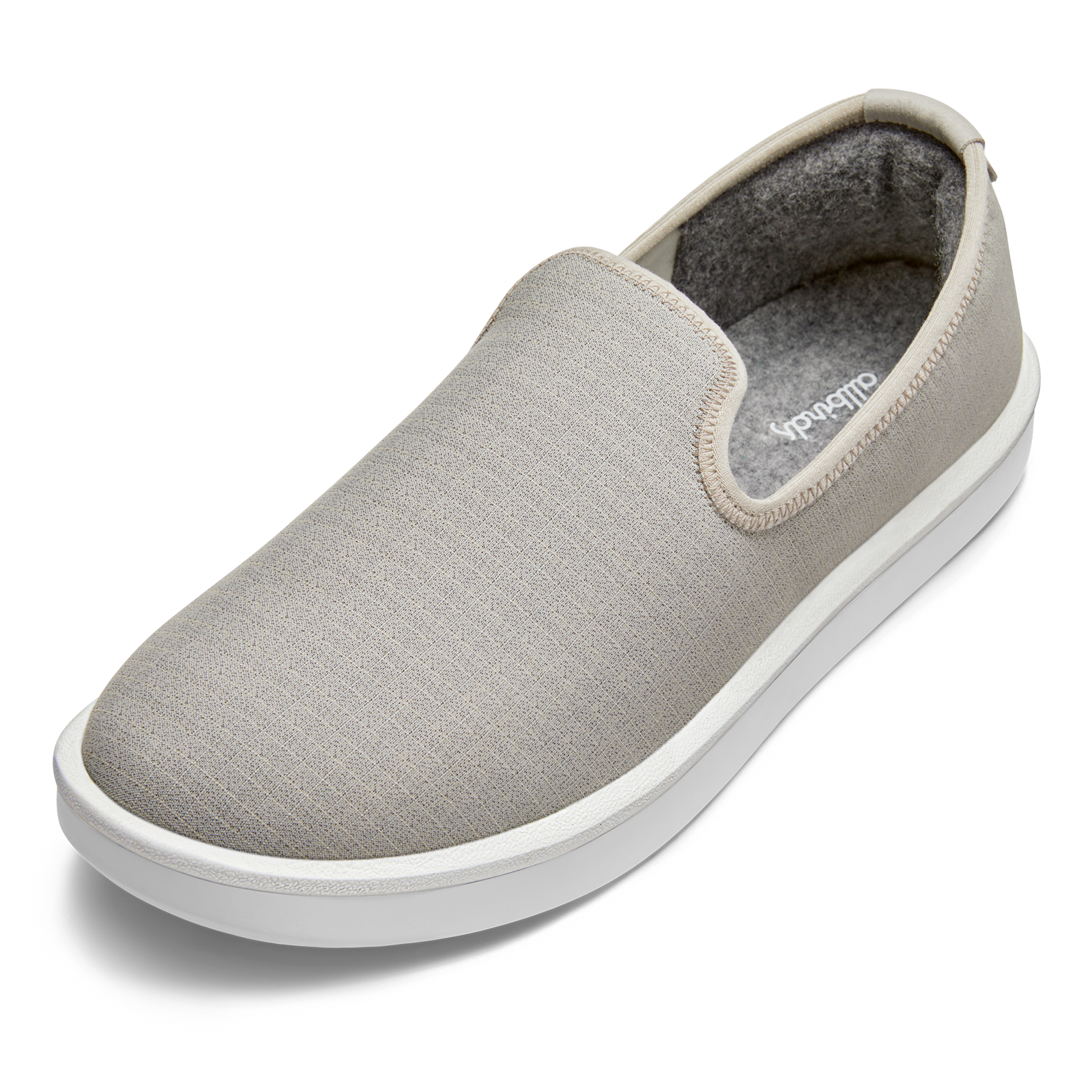 Men's Wool Lounger Woven - Pewter Grey (Blizzard Sole)
