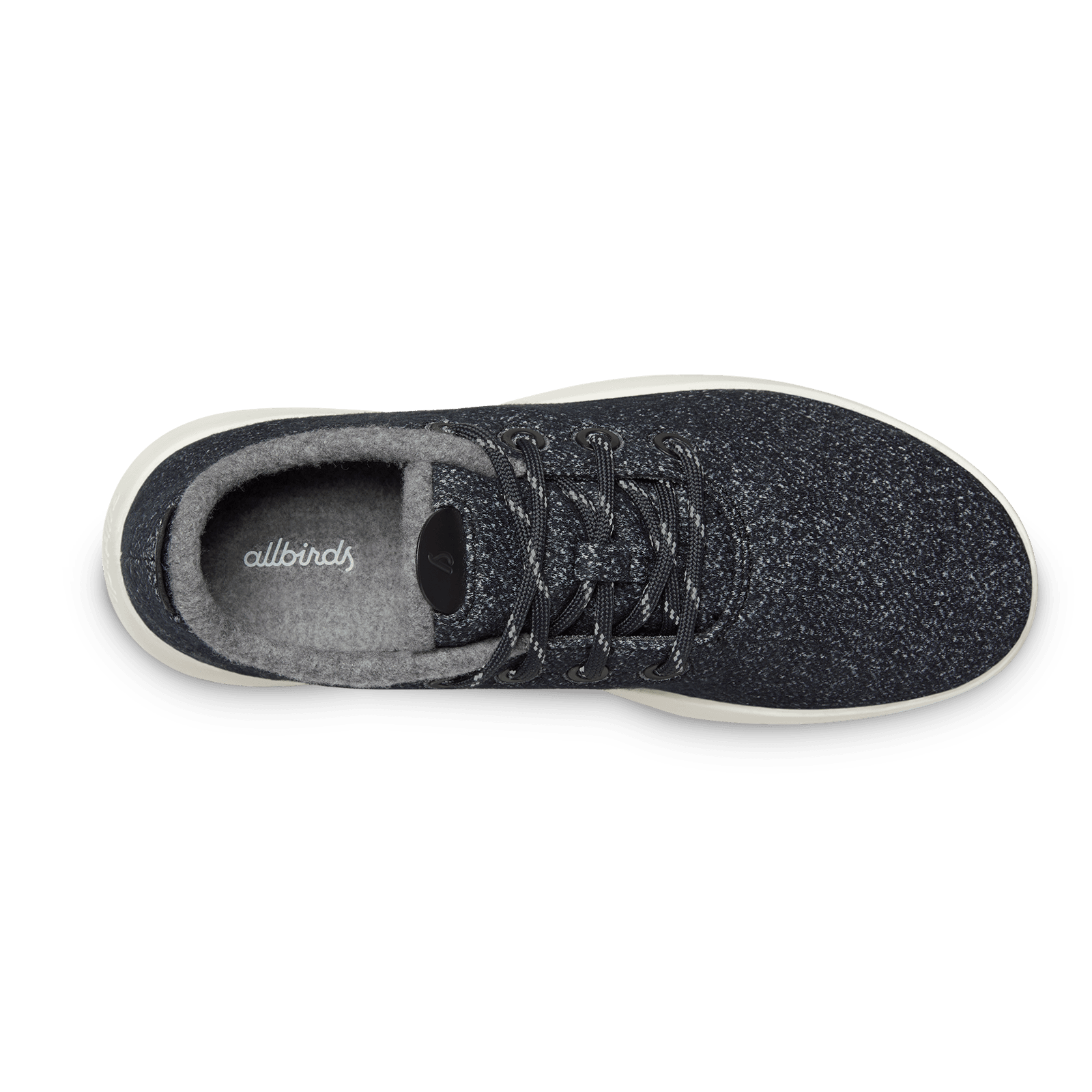 Women's Wool Runner Mizzles - Dark Grey (Natural White Sole)