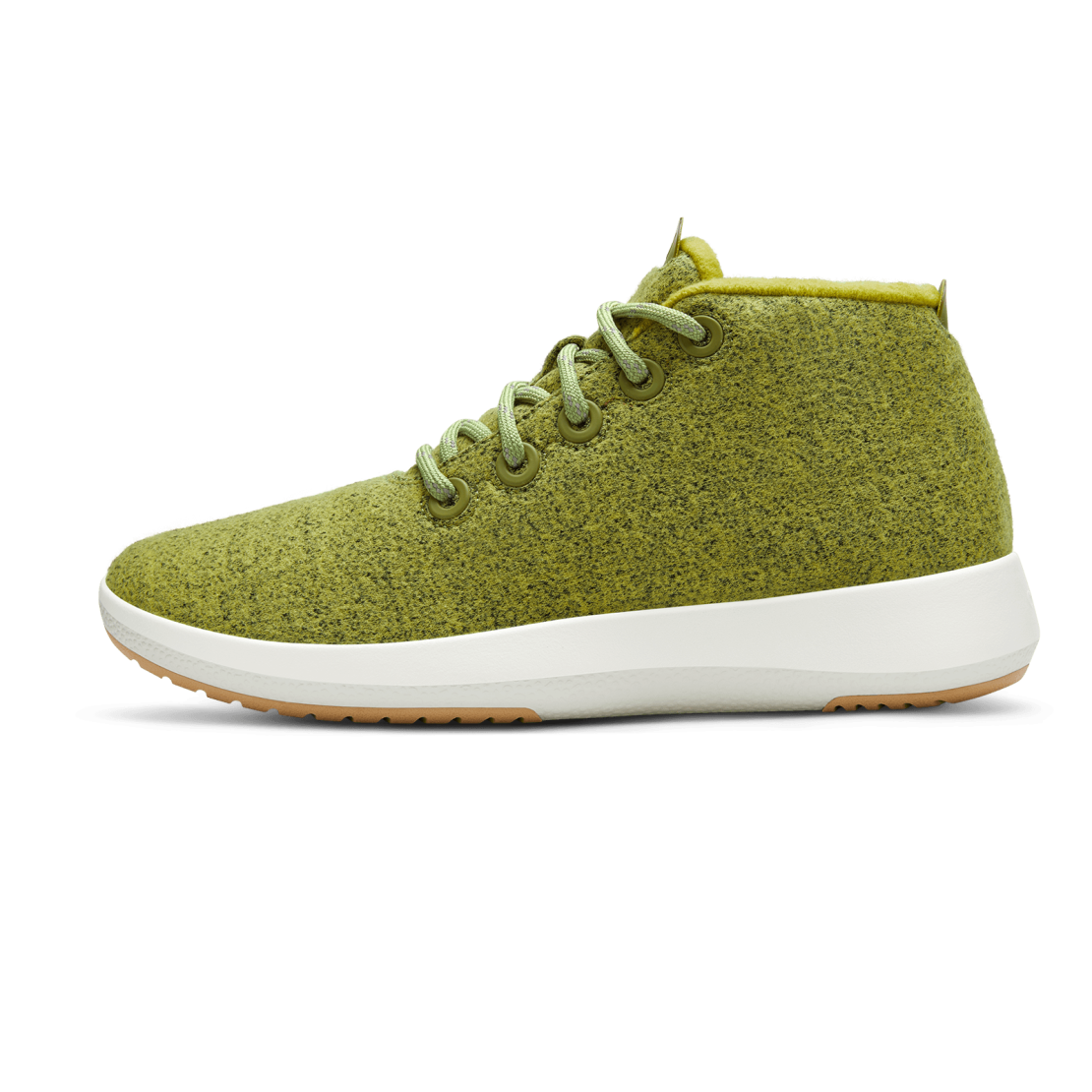 Women's Wool Runner-up Mizzles - Hazy Lime (Natural White Sole)