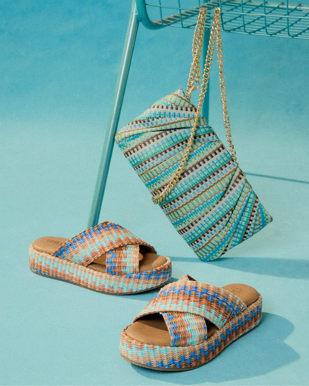 TULUM BAG BLUE MULTI