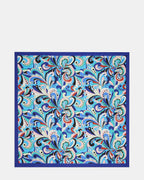 BLUE PRINTED SCARF