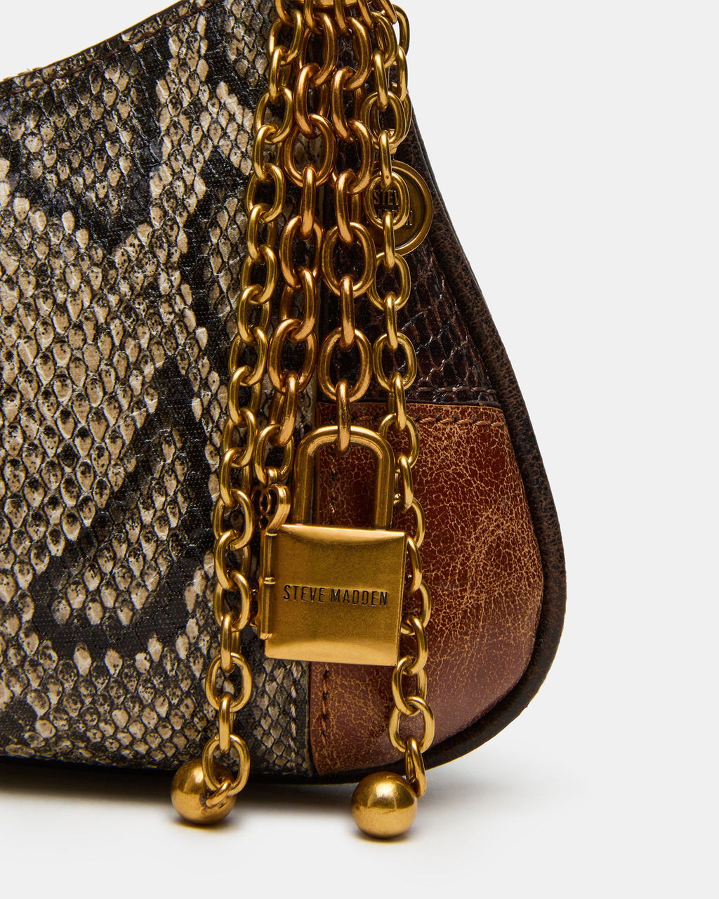 IRINA PATCHWORK BAG BROWN MULTI