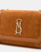 LARISA WOVEN BAG TOBACCO