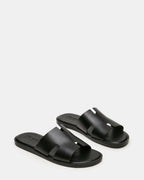 YUSSUF BLACK LEATHER