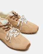 AZIEL SNEAKER & SHOELACE BROWN BUNDLE
