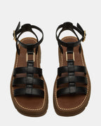 JARELLI BLACK LEATHER