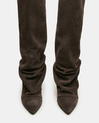 RUE DARK TAUPE SUEDE