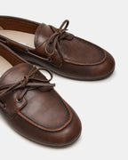 SAG BROWN LEATHER