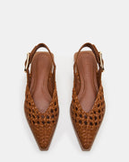 SHAY WOVEN COGNAC