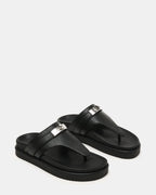 TIBBY BLACK LEATHER