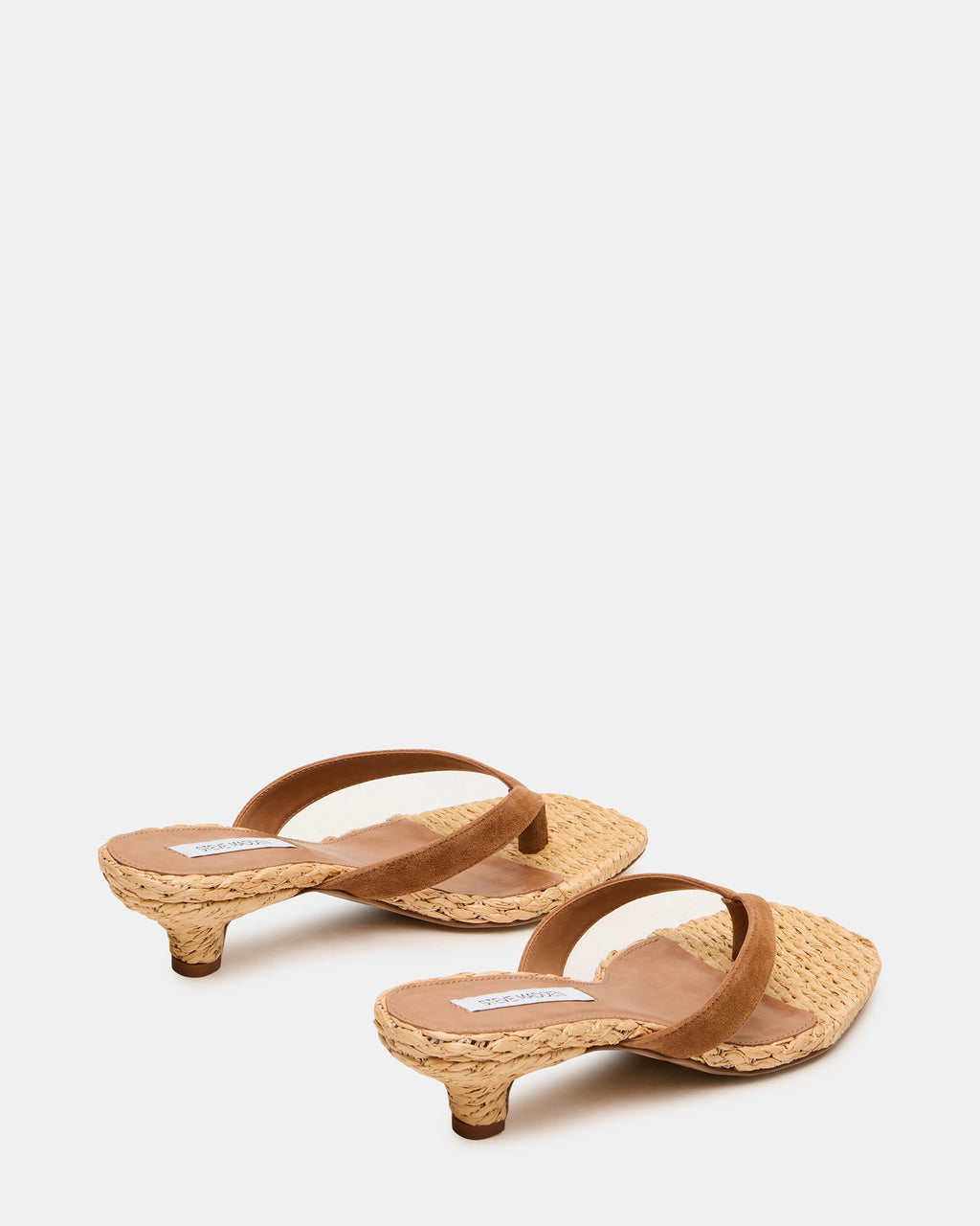 TRACIE RAFFIA CHESTNUT SUEDE