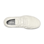 Men's Wool Runner Fluffs - Natural White (White Sole)