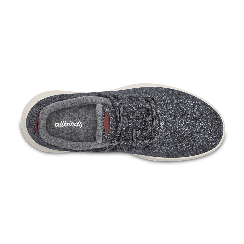 Men's Wool Runner Mizzles - Natural Grey (Cream Sole)